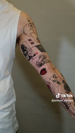 Anime 360 Full Sleeve Tattoo Ideas and Design Guide