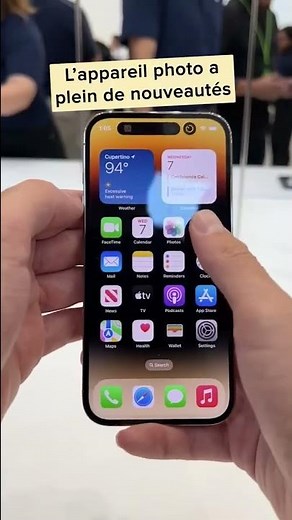 Présentation de l'iPhone 14 Pro ! #shorts