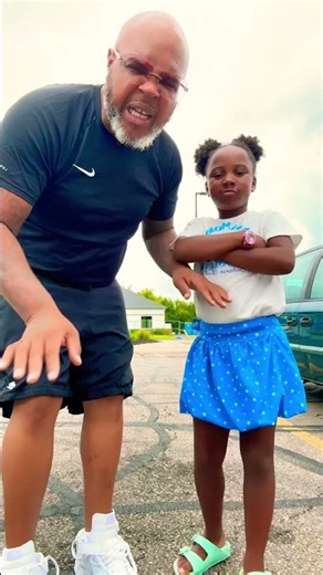 Don’t mess with daddy’s girls 👊🏿 #duet #funny #4cpod #kids #fyp