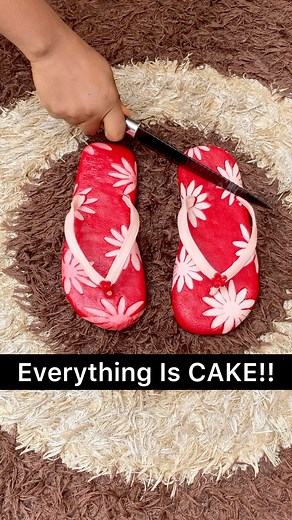 3.2K views · 50 reactions | Realistic Cake Of A Slippers/ flip flop. Tutorial Coming Tomorrow. Please Like, Share and Follow. #realisticcake #hyperrealisticcake #cakeorreal #badestbaker #cakeartist | 12StarConfectionery | Facebook