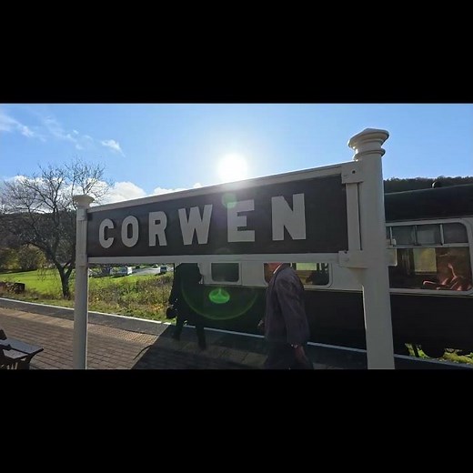 Coupling of the Steam engine at Corwen Station - Llangollen Heritage Railway #train #steam #railway