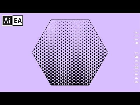 Geometric Halftone Tutorial | Halftone Dots Shape With Adobe Illustrator |Adobe Illustrator Tutorial