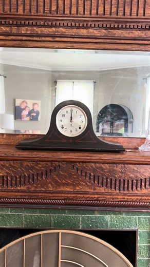 Seth Thomas Tambour Mantle Clock
