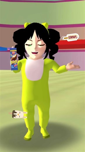 Ihh kakak, kok malah dihabisin es krim adek #sakuraschoolsimulator #sakura #animasulucu #animasi