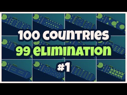 100 Marble Race Countries Elimination