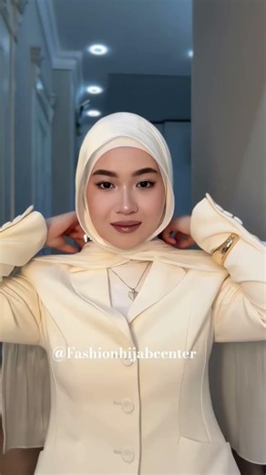 Tutorial Hijab Pashmina Shimmer Shawl Elegan #hijab #tutorialhijab #pashmina #shorts