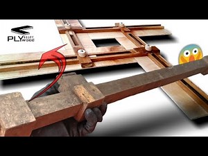 Simple Customizable Router Template Jig For Square Hole || Dirty Wood Version