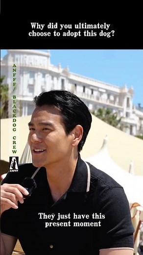Eddie Peng at Cannes: “It feels like the dogs have adopted me. They always greet me with joy.”