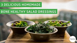 This vegan caesar salad dressing is sooo good! 😋 And it's packed with bone-healthy ingredients like olive oil, tahini, and nutritional yeast. Get the recipe and two more tasty homemade salad dressings here >> http://bit.ly/2WldOdO | AlgaeCal