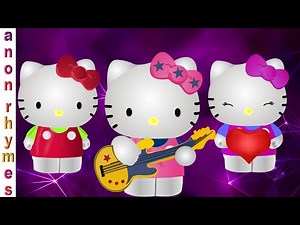 Animation English Nursery Rhymes & Songs For Children | Hello Kitty Finger Family | Music For Kids