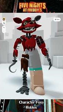 Roblox How to make Foxy | Five Nights at Freddy's #roblox #Foxy