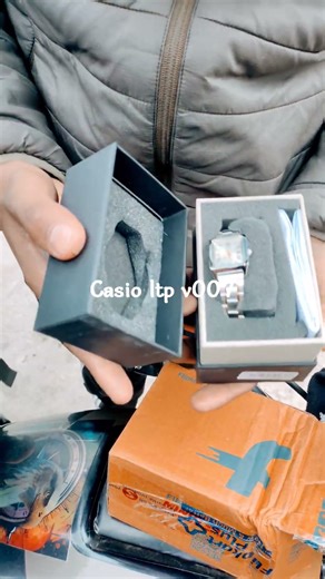casio ltp v007 unboxing by delivery agent #casio #unboxing #watch