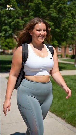 Would You Notice Her on Campus? 👀