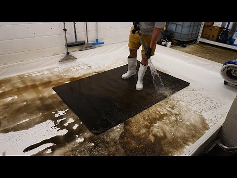 The Ultimate Makeover: Rescuing and Cleaning a Filthy Dumped Rug | Satisfying ASMR Carpet Cleaning