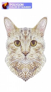 Coloring is a simple way to de-stress. Try Polygon Coloring Book now! | Polygon: Color by Numbers | Facebook