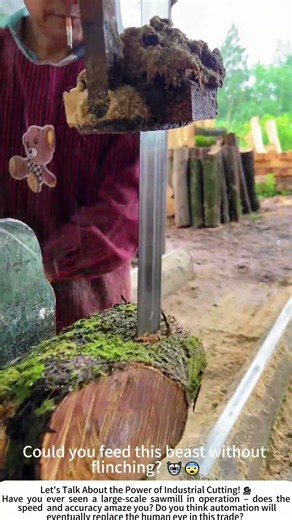Industrial Sawmill in Action – Turning Logs into Lumber 🏭