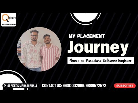 My Placement journey as a Trainee from QSpiders Marathahalli