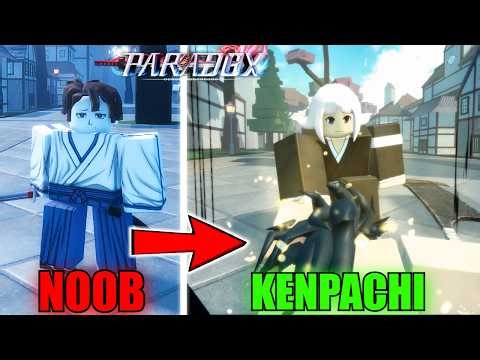 Going From Noob To BANKAI Kenpachi Zaraki In Paradox...(Roblox)