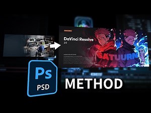 Custom Davinci Splash Screen Template (Photoshop)