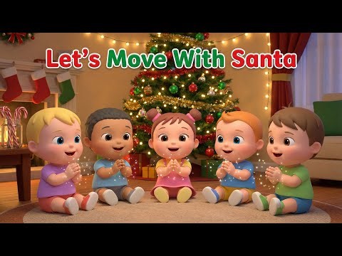 Let's Move With Santa - Kids Joyful Songs