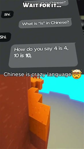 Chinese Is Crazy Language 😱 #minecraft #story