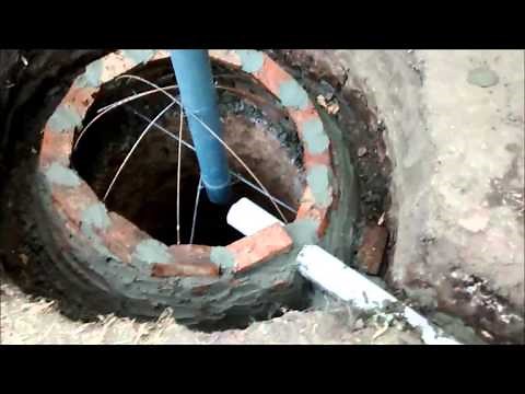 Como hacer un pozo ciego o pozo negro - Bóveda