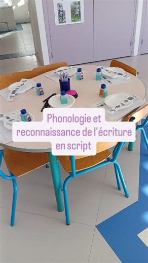 coco cacao on Instagram: "Nouveaux ateliers l'après-midi avec mes MS : activités en phonologie pour compter le bon nombre de syllabes et activités de reconnaissance des lettres en script. Avec moi, nous débutons l'apprentissage de la lecture de syllabe et de l'écriture 🙏 #phonologiematernelle #ecriturematernelle #lecturematernelle #partagematernelle #maternelle"