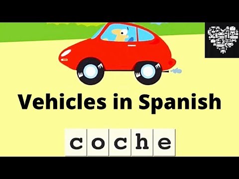 LEARN SPANISH VEHICLE VOCABULARY Vehicles Kids Learn First Words APRENDER ESPANOL PARA NINOS