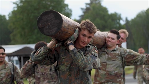 7th Army NCOA BLC German-American Partnership 🇩🇪🇺🇸 #Bundeswehr Military Police Sgt. Danny Friedrich shares his experience training with #Soldiers during the 7th Army Noncommissioned Officer Academy's Basic Leaders Course in #Grafenwoehr, #Germany, June 5, 2025. The 7th Army NCOA seeks to deepen the German-American military partnership to ensure training transformation efforts resonate at the point of need across the European theater and alongside our multinational partners. 📹: Spc. Thomas D