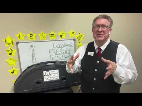 How to keep constant pressure in the bagpipe bag. By Brad Beaton.