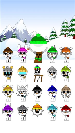 Christmas Snowman EI Coco No Dance Animate with Sprunki#shorts #christmasdance #christmas #dance