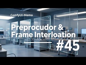 ComfyUI 45 - Preprocessor and Frame Interpolation / 전처리, 보간