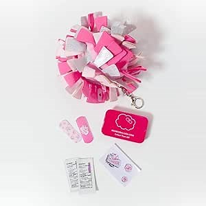 Boo Boo Ball Pom Pom First Aid Kit | Mini Aid Kit Includes Keychain | Small Aid Kit | First Aid Kit for Kids