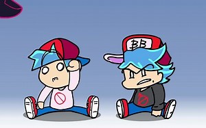 FNF治愈动画：年幼版FNF与手指的大战#7