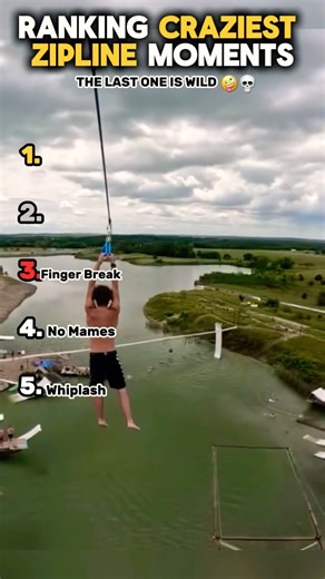 Ranking the craziest zip line moments