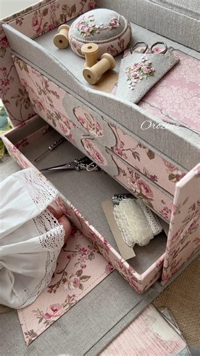 Handmade box for embroidery floss #bordado #embroidery #box