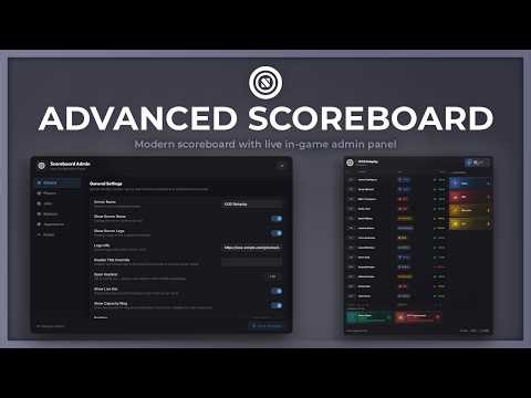 OOS Scoreboard - Modern live FiveM scoreboard with in-game admin panel