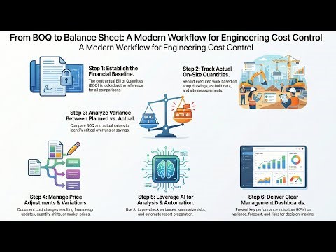 Project Cost Control System (PCS) | ClarityScope → BOQ → Tracking → Variance →Claims → AI Automation