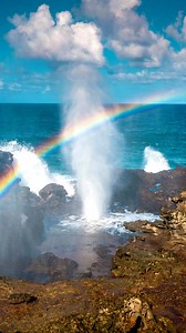 130K views · 26K reactions | Maui’s Nakalele Blowhole, how rainbows are made  | Daniel Sullivan Photography | Facebook