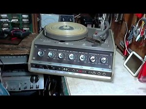 Newcomb TR-1656-M Record Player Video #1 - Checkout