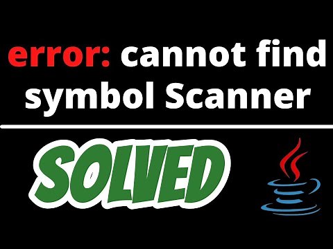 error: cannot find symbol Scanner SOLVED in Java
