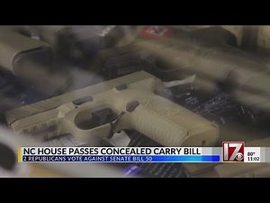 NC House passes concealed carry bill