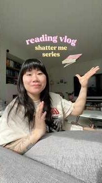Shatter Me series reading update + vlog #shatterme #booktube #booktok #readingvlog #readingupdate