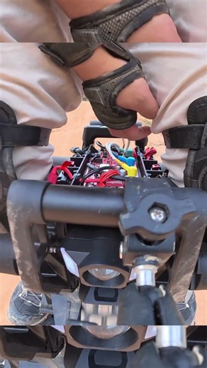 Disconnecting a hall sensor in mid air on an electric unicycle.