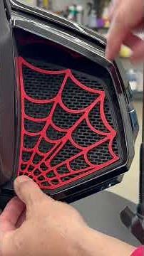Installing Can-am Spyder WebWorks Rear Top Case Grille Webs on Spyder F3 Limited / RT Limited.