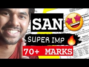 SAN 18CS822 SUPER IMPORTANT 🤩🔥 Storage Area Networks [BEST REVISION VIDEO💯] VTU 8th SEM CSE/ISE #vtu