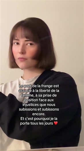 Célébrons la frange : symbole de liberté et de féminisme