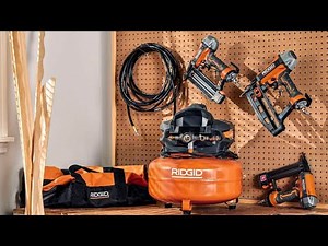 RIDGID 6 Gal Compressor and 3-Tool Combo Kit Unboxing