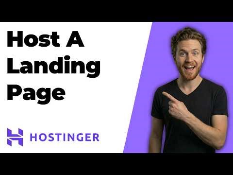 How To Host A Landing Page On Hostinger (2026 Easy Guide)