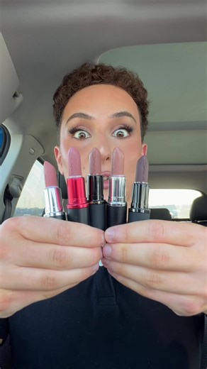 These are five of my favourite Mac lipsticks.. which is your fav? #makeupproducts #maclipstick